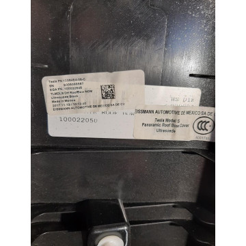 3 Панель панорамної стелі ULTRASUEDE BLK 1008203-00-E, 1039464-02-C